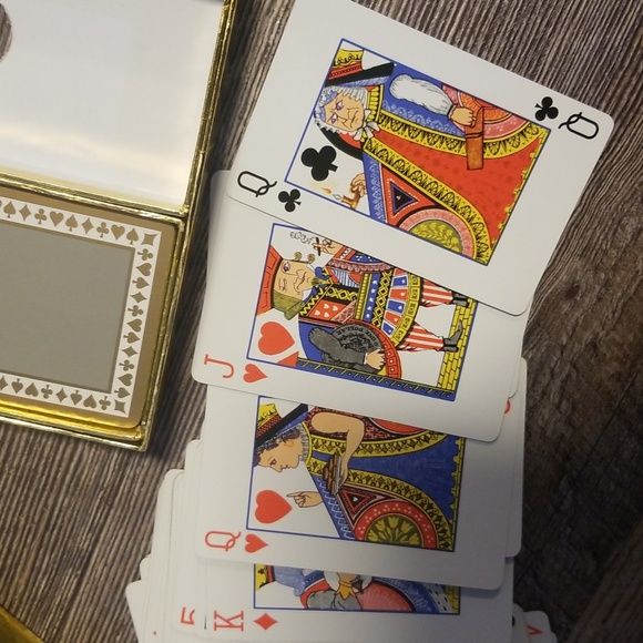 Tiffany & Co. Double Deck of Playing Cards Tiffany Blue Green Grey Velvet Box - Picture 13 of 16